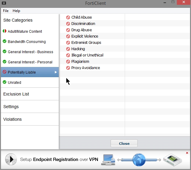 forticlient vpn offline installer 6.4